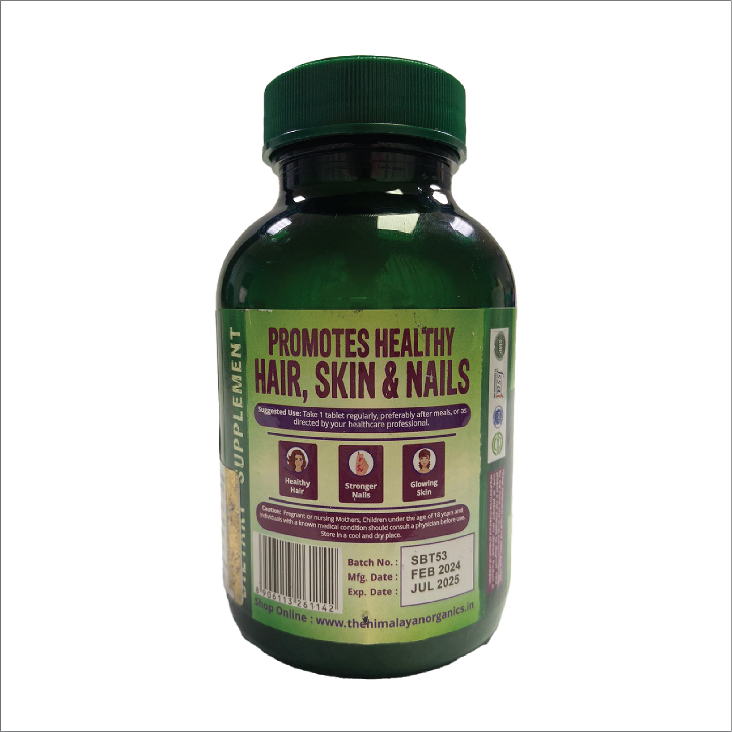 Himalayan Organics Biotin 120ct