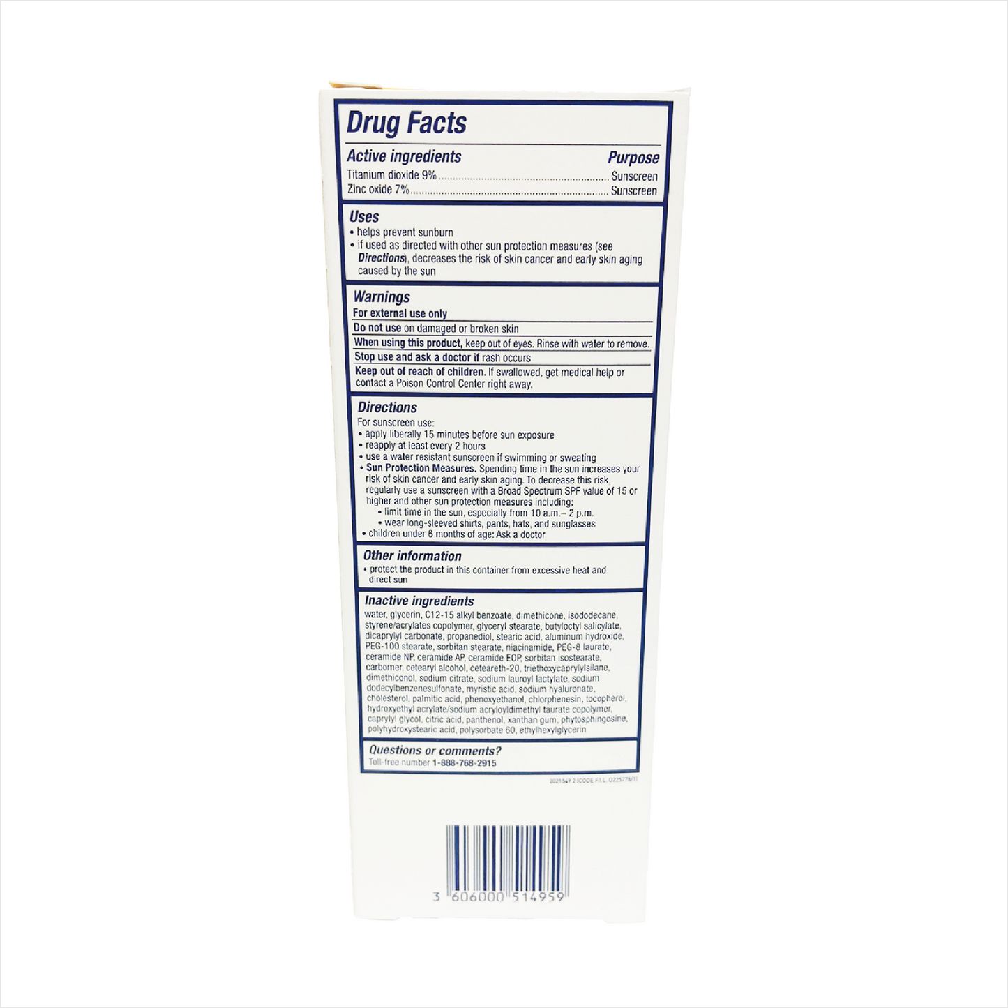 CeraVe Hydrating Mineral Sunscreen 50 75ml