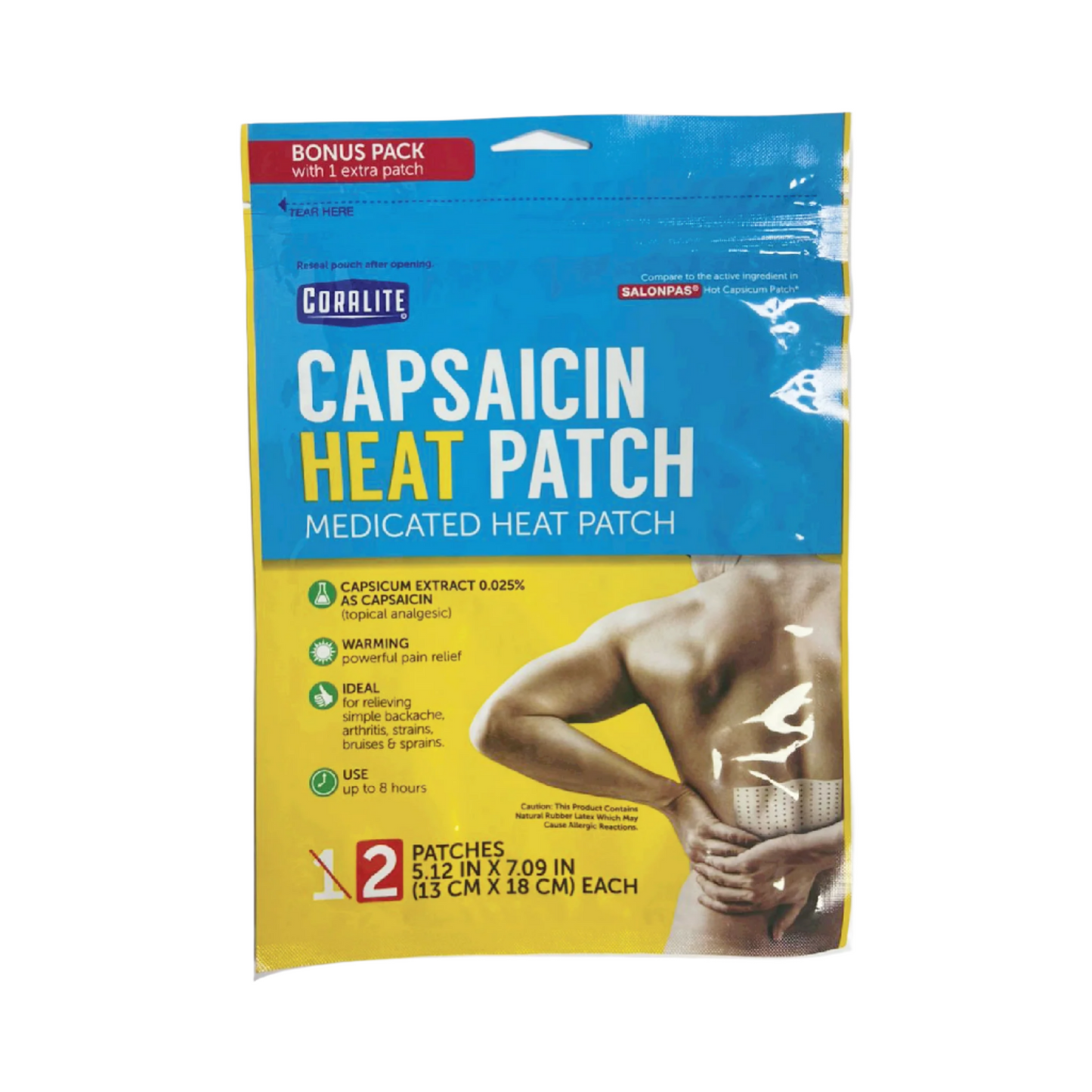 Coralite Capsaicin Heat Patch