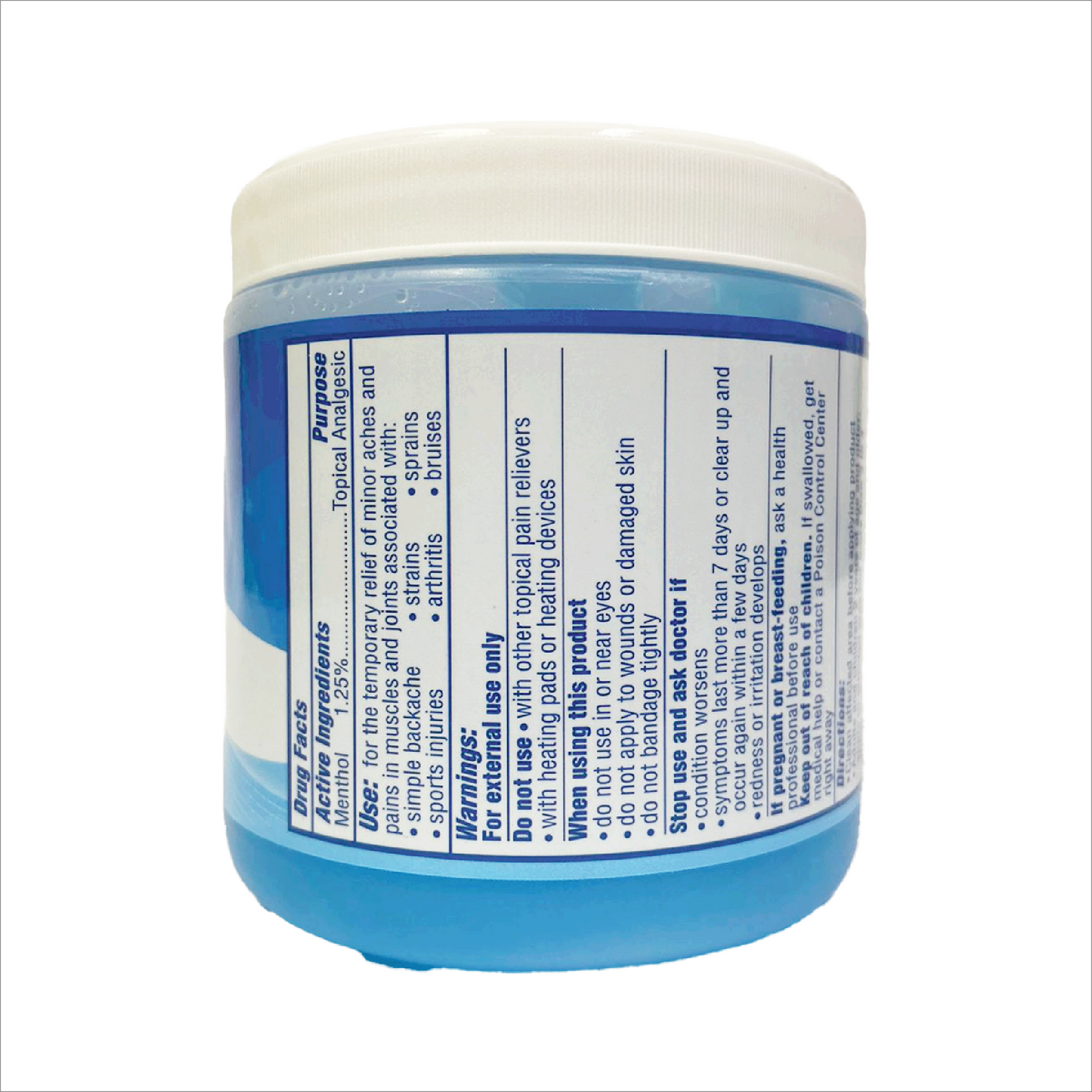 NuValu Ice Therapy Menthol Pain Relieving Gel