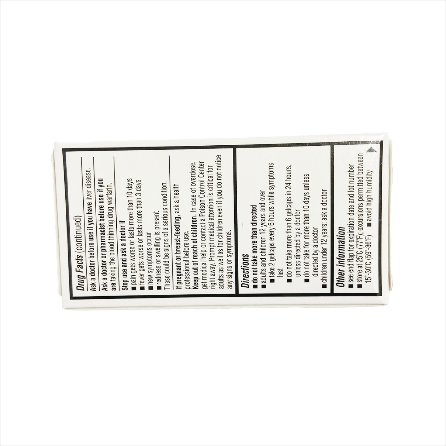 QC Acetaminophen 325mg 100tabs