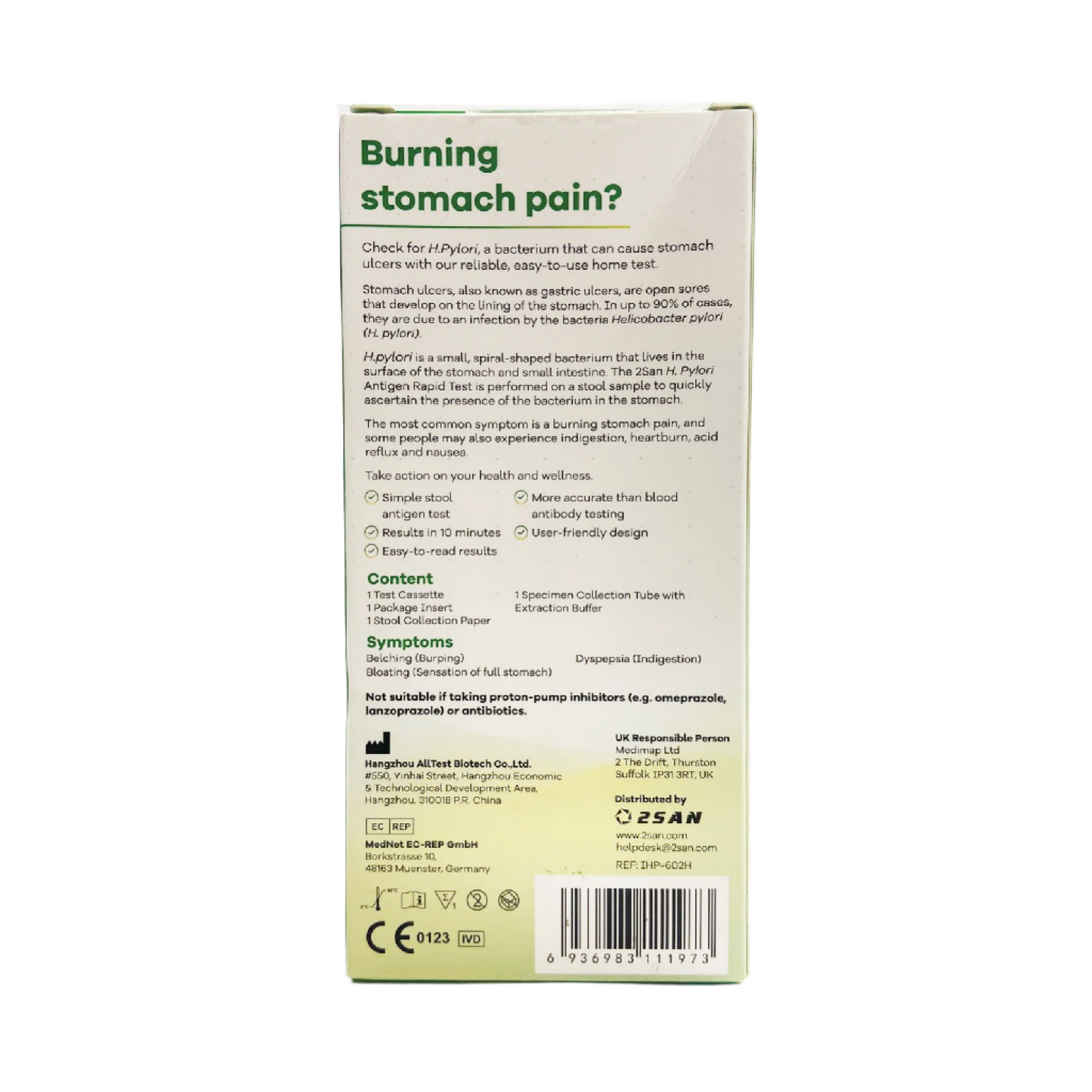2SAN H. Pylori Test