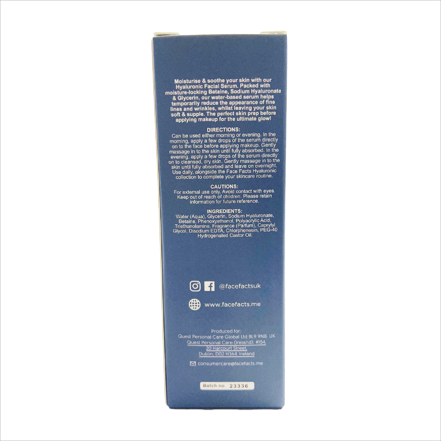 Hyaluronic Facial Serum 30ml