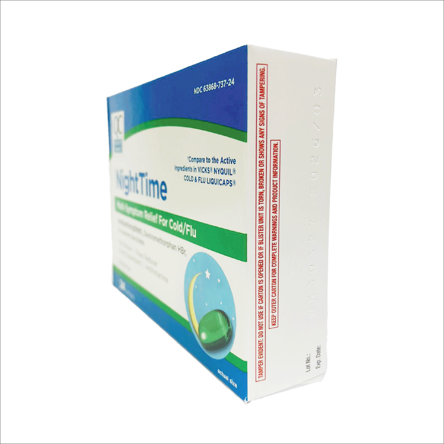 QC NightTime Multi-Symptom Cold & Flu