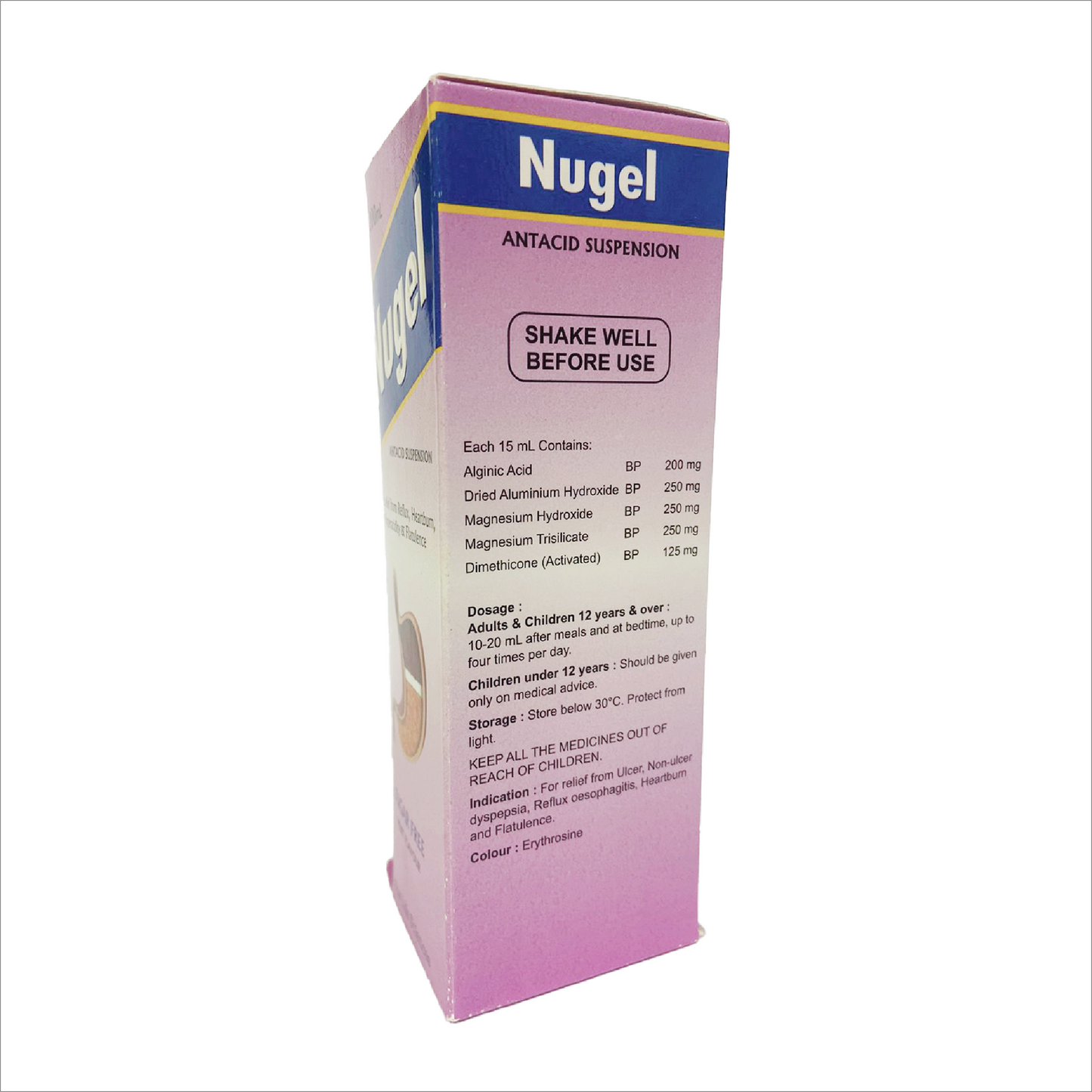 Nugel Antacid Suspension 200ml