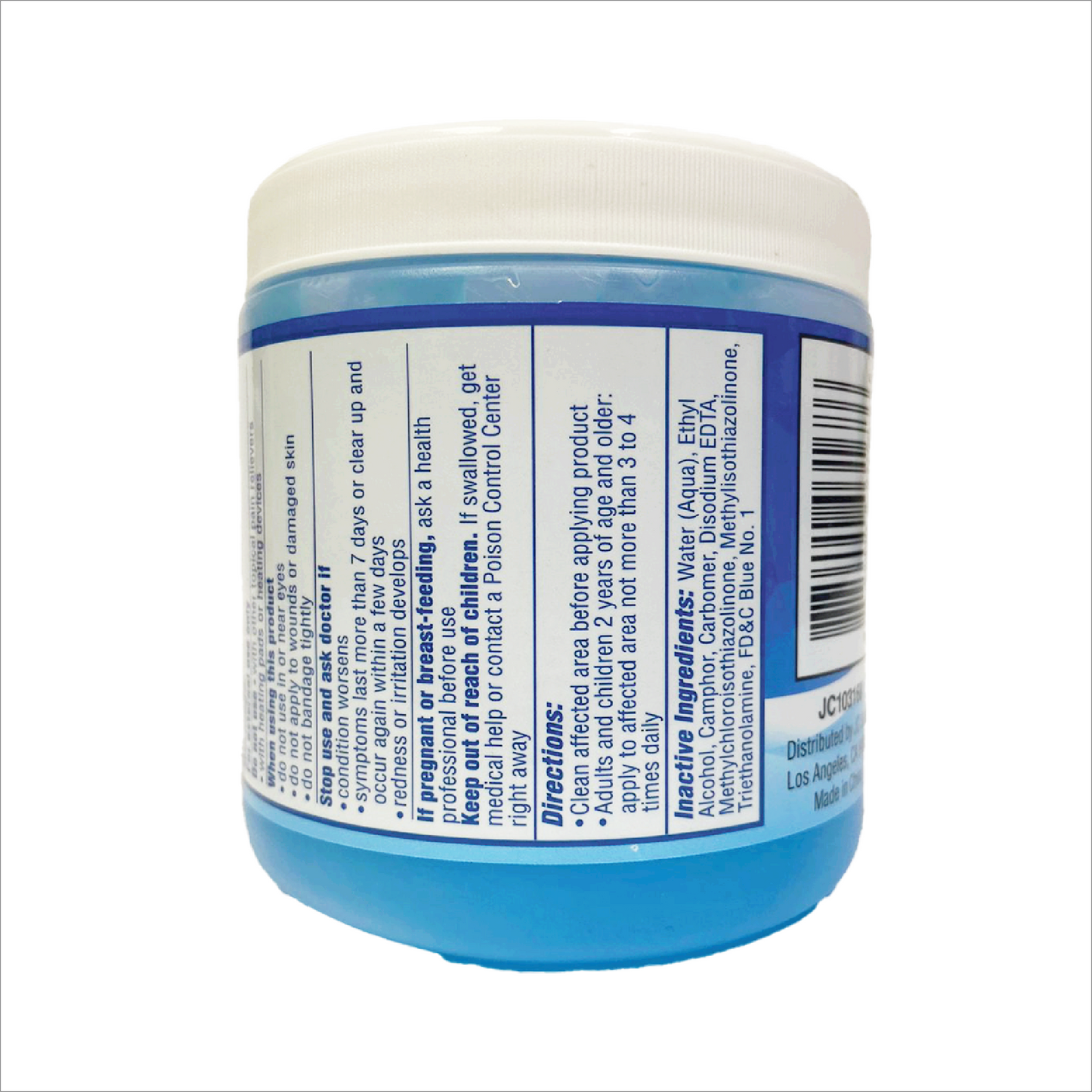 NuValu Ice Therapy Menthol Pain Relieving Gel