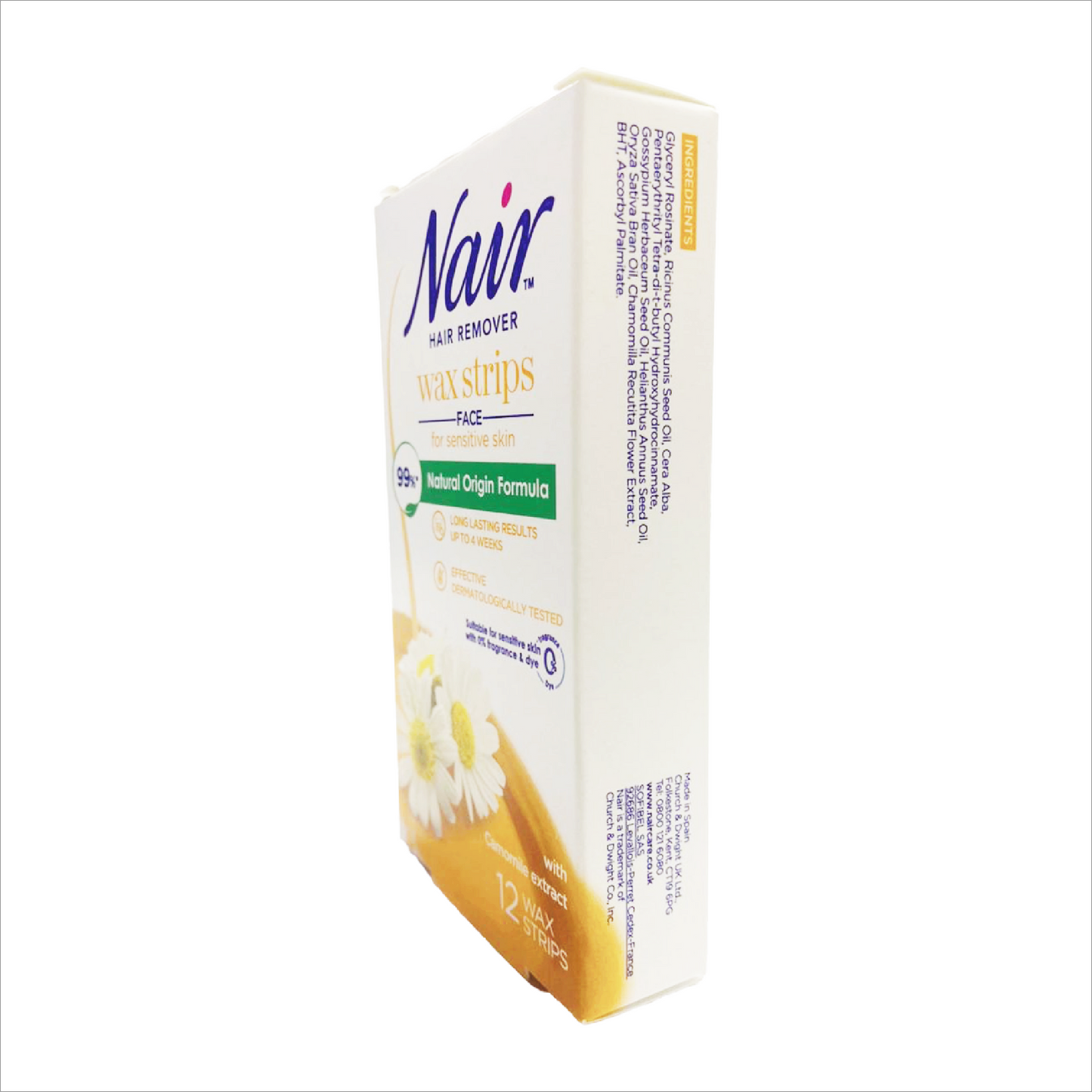 Nair Hair Remover Wax Strips Face