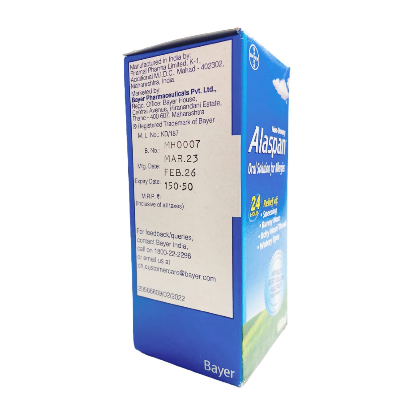 Alaspan Non Drowsy Oral Solution for Allergies