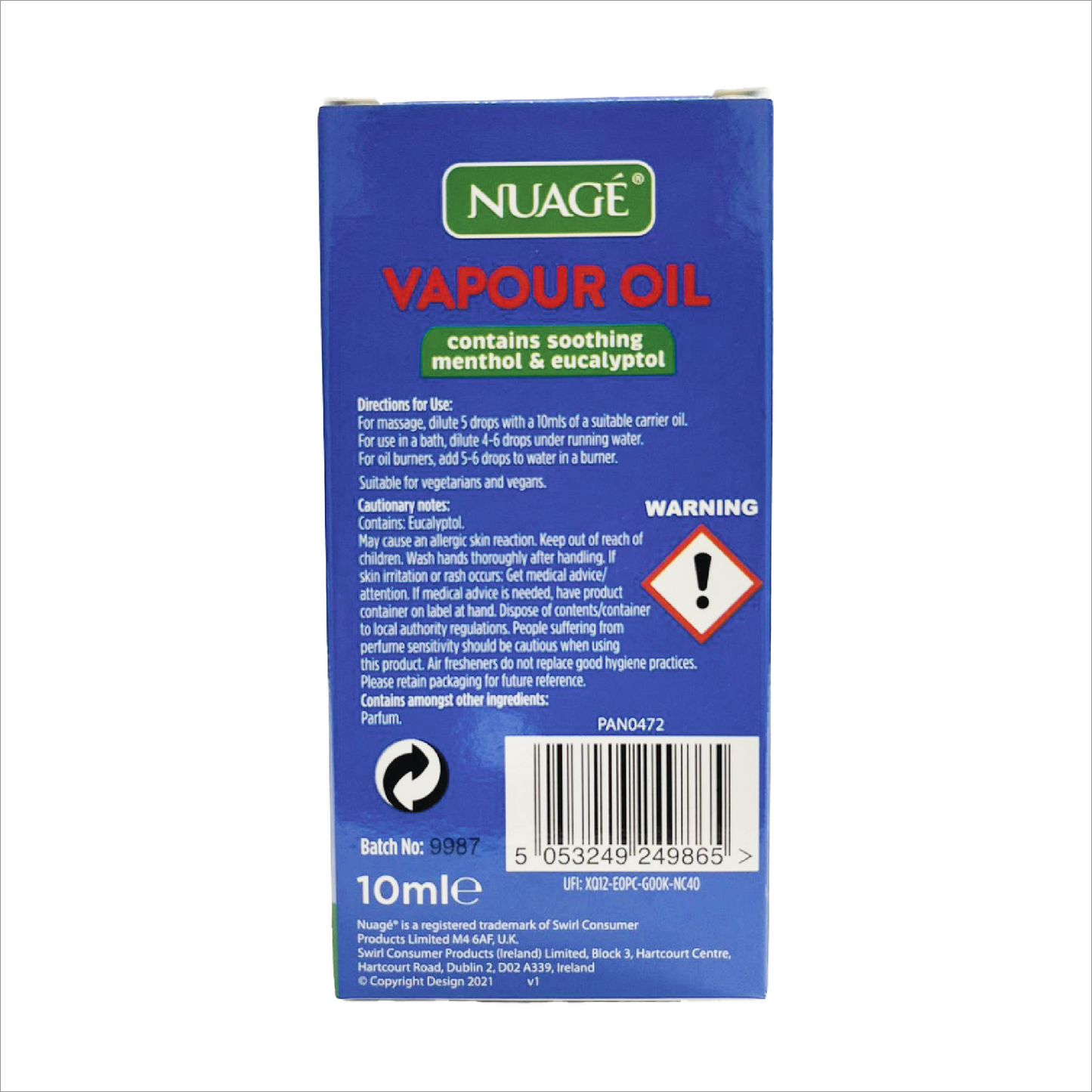 NUAGE Vapour Oil