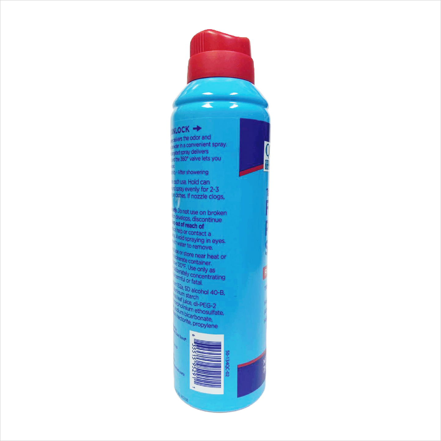 QC Foot Powder Spray Talc-Free