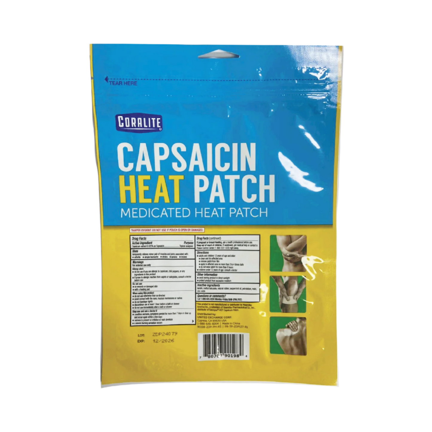 Coralite Capsaicin Heat Patch