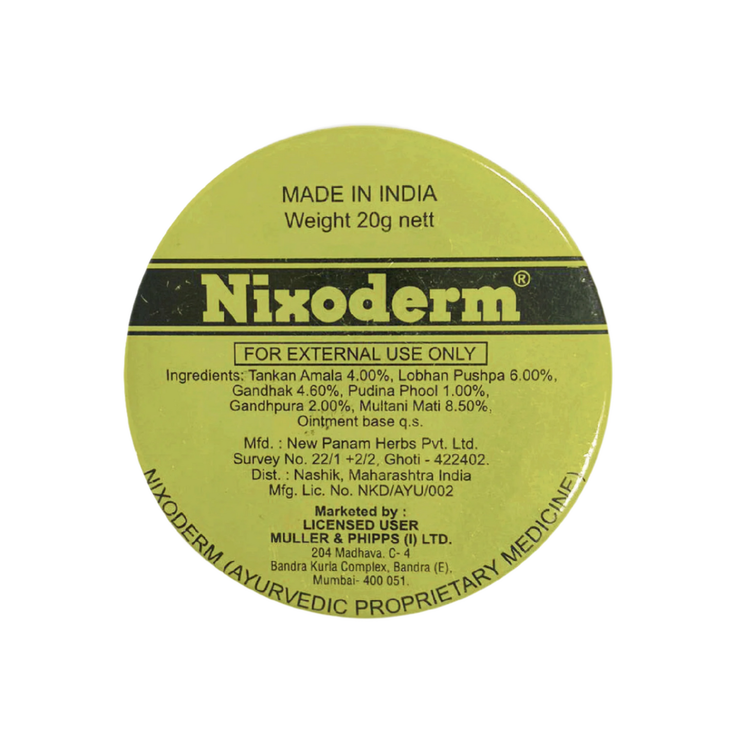 Nixoderm 20g