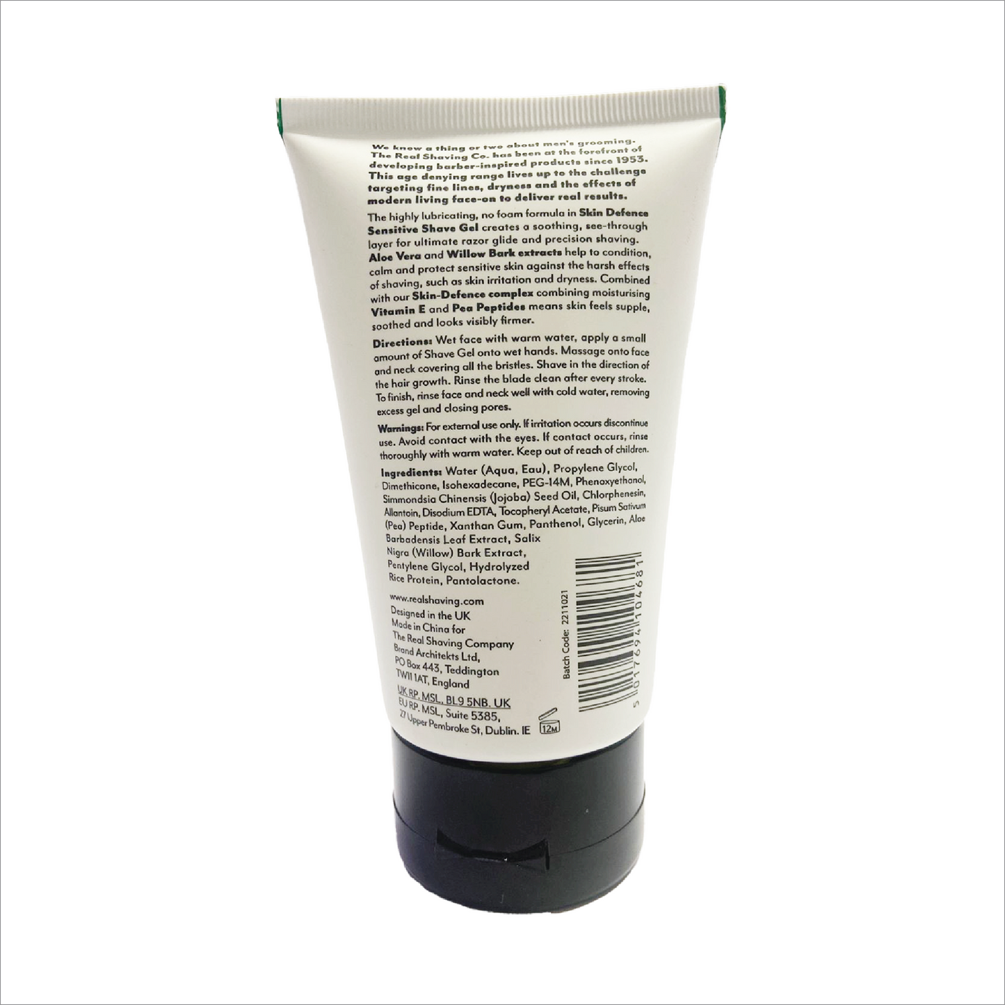 Real Shaving Skin Defence Sensitive Shave Gel 125ml
