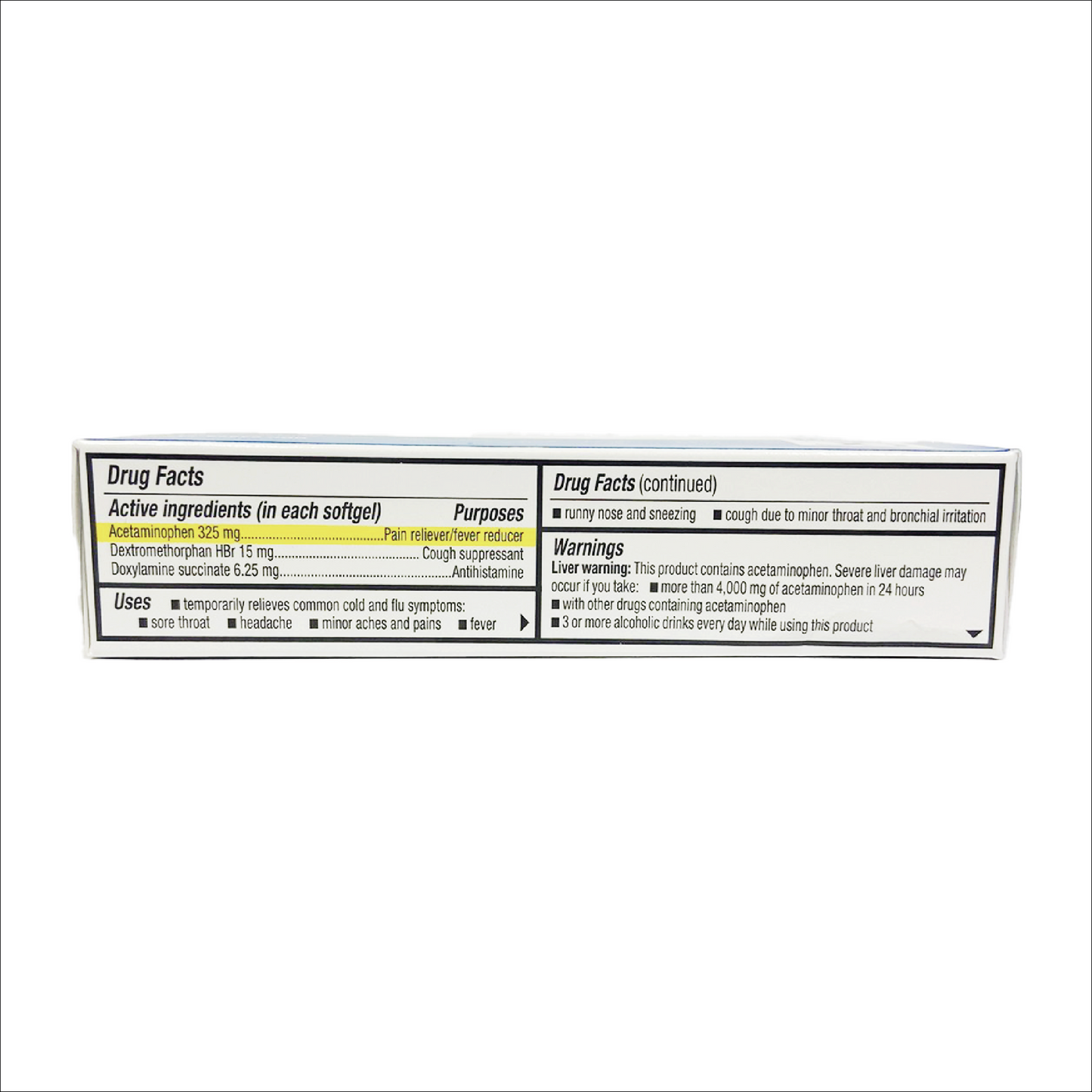 QC NightTime Multi-Symptom Cold & Flu