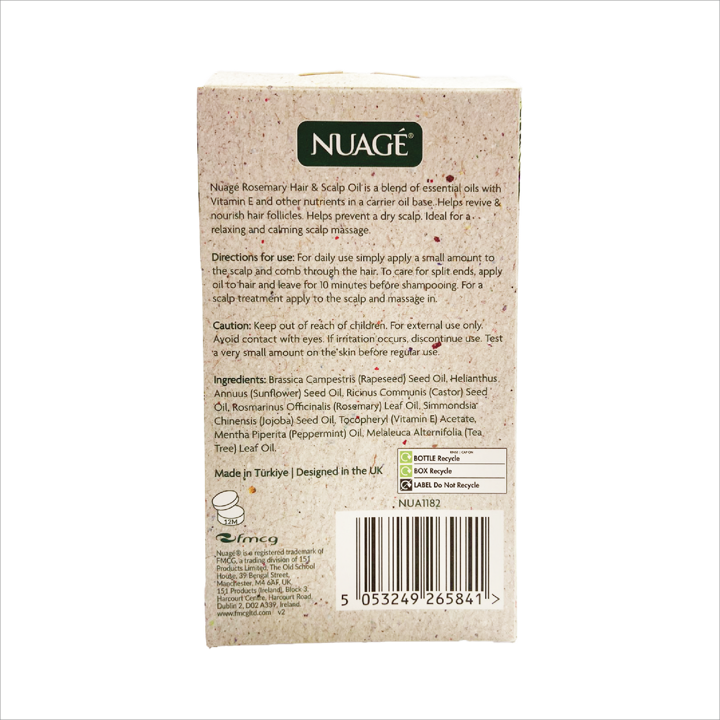 NUAGE Rosemary Hair + Scalp Oil