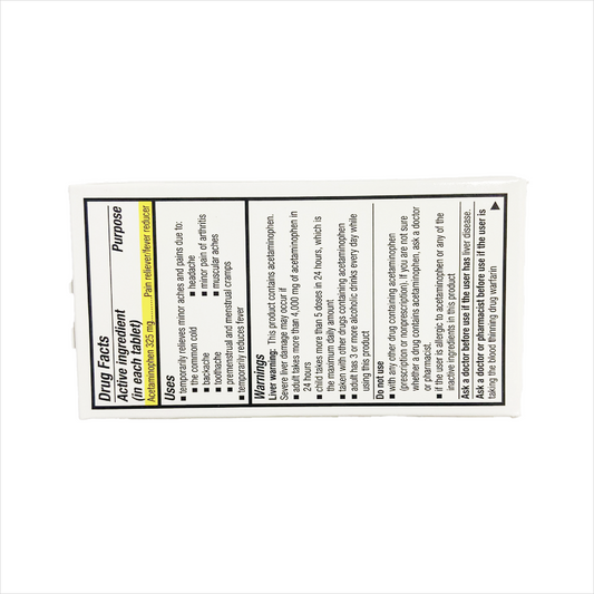 QC Acetaminophen 325mg 100tabs