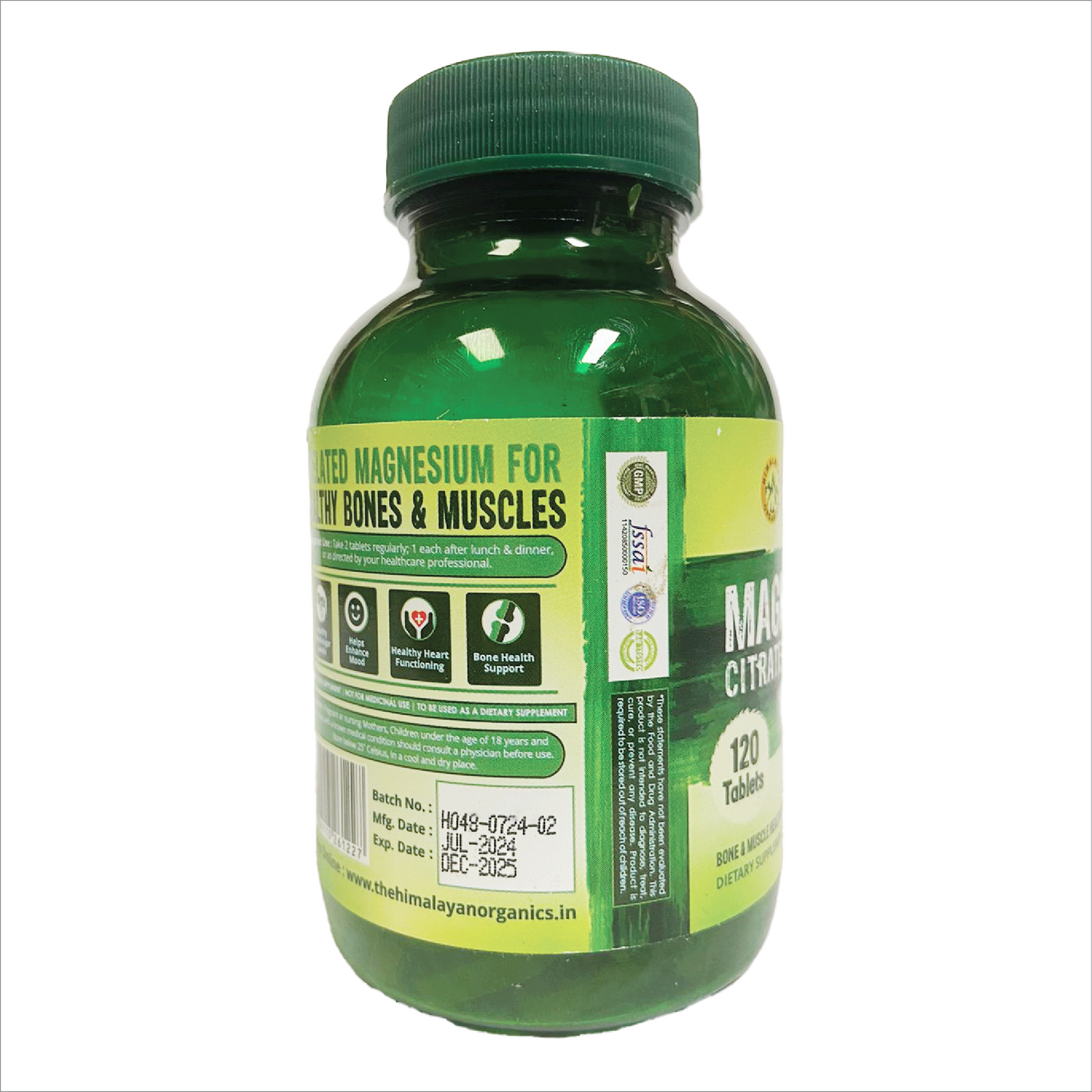 Himalayan Organics Magnesium Citrate + Glycinate