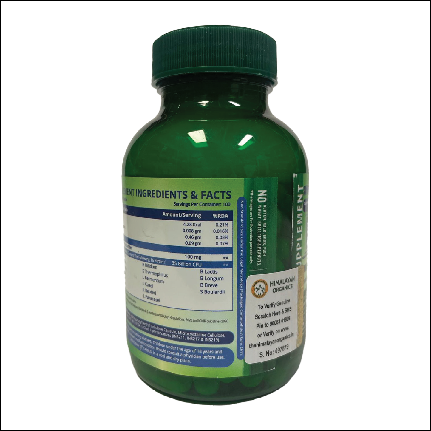 Himalayan Organics Probiotics 35 Billion CFU