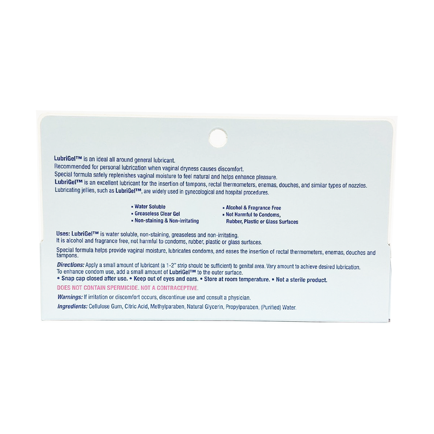 Sheffield Pharmaceuticals Lubri Gel
