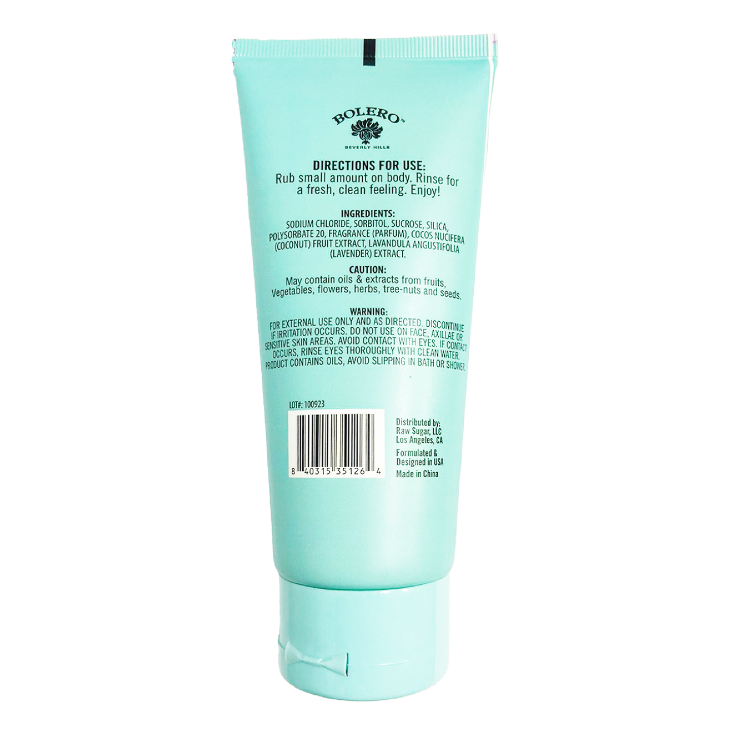 Hydrating Body Scrub Coconut Milk + Lavender