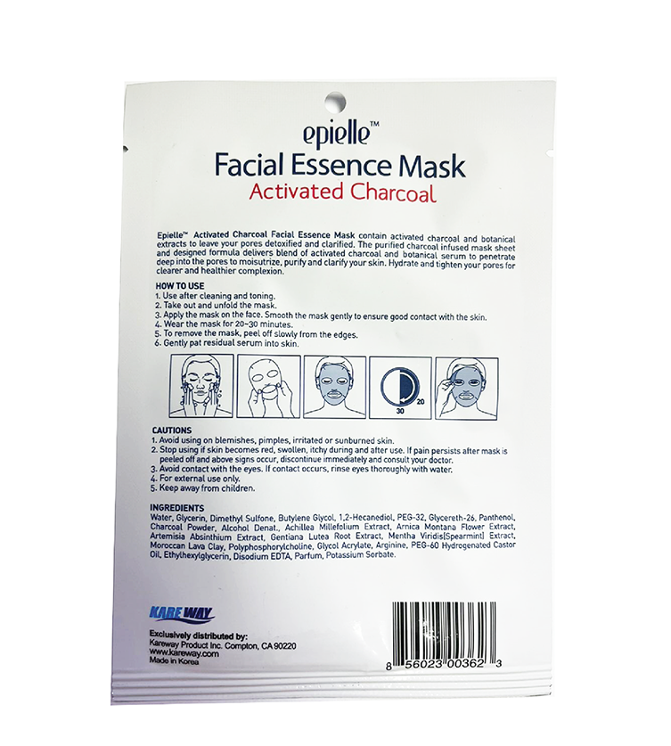 Epielle Facial Essence Mask Charcoal