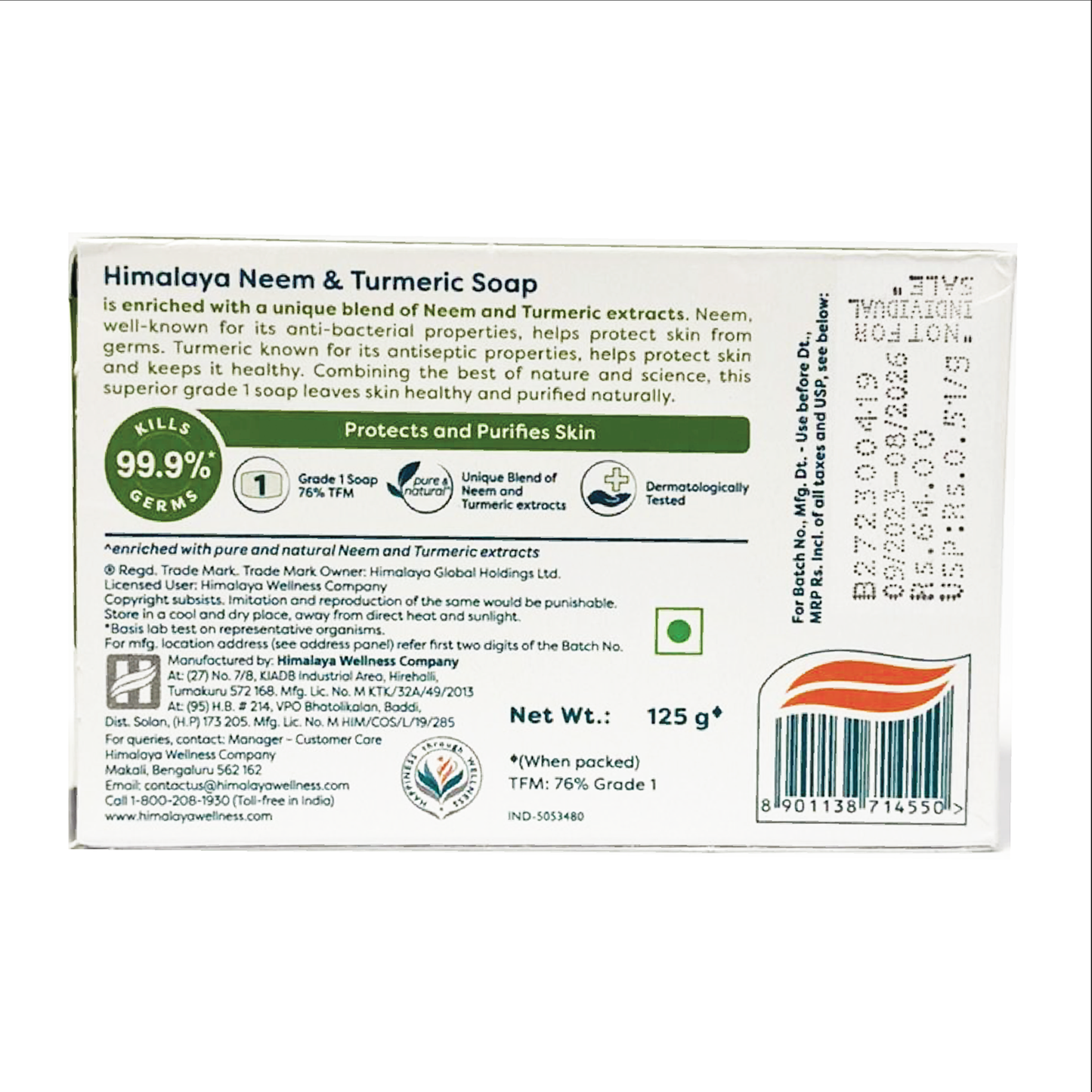 Himalaya Neem & Turmeric Soap