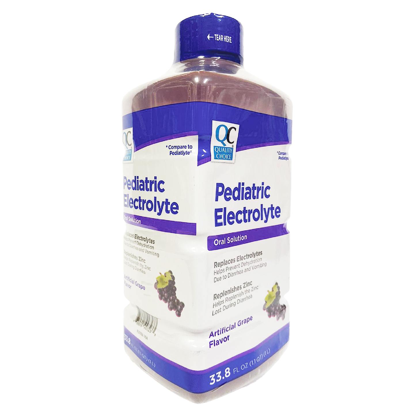 QC Pediatric Electrolyte Grape