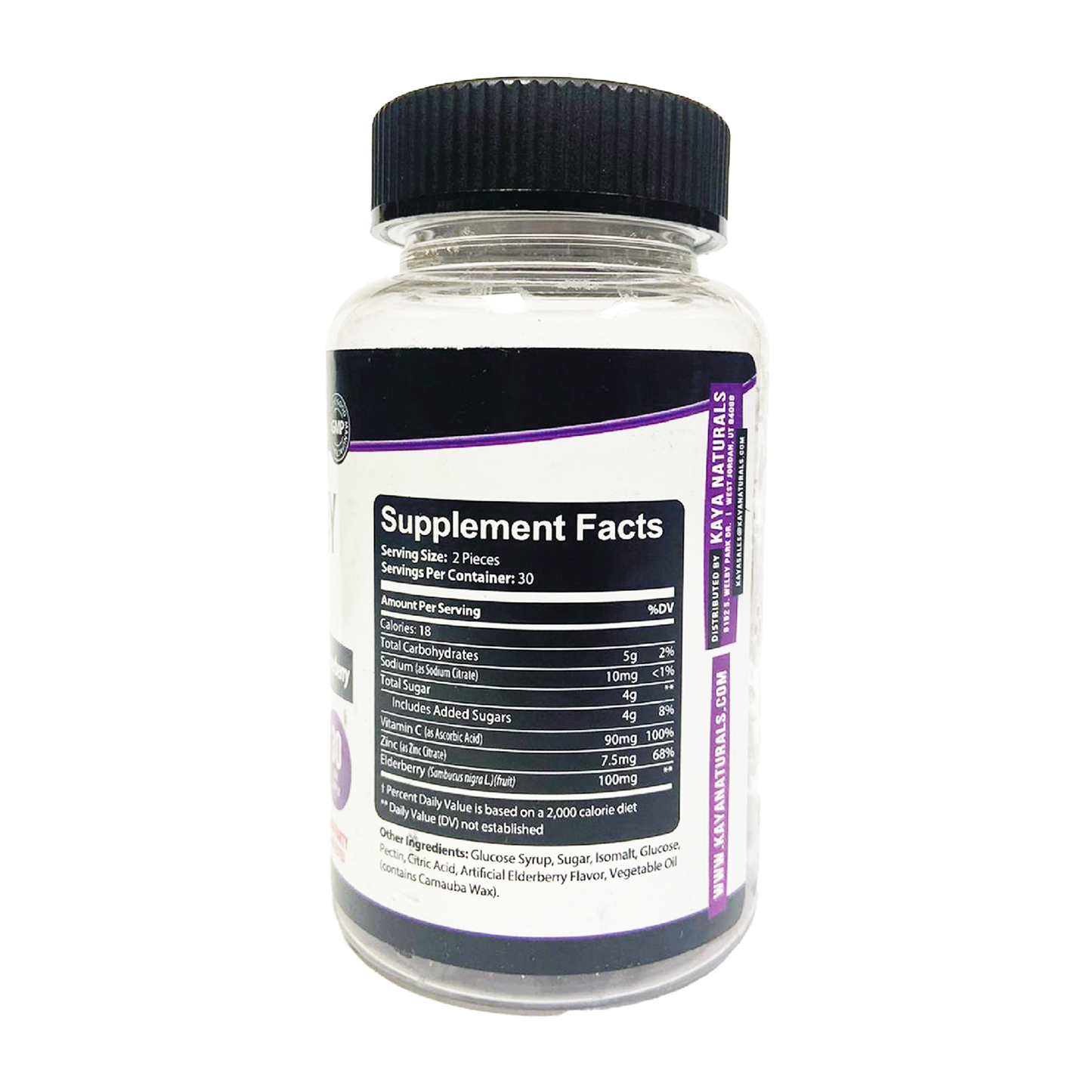 KAYA Naturals Elderberry Gummies