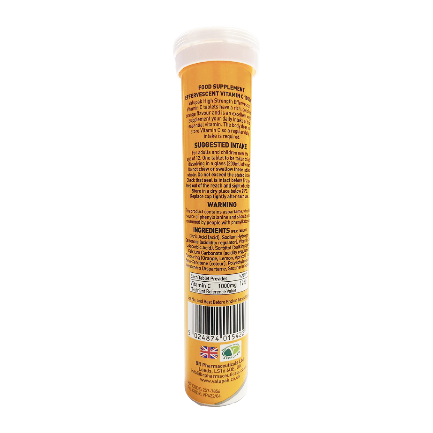 Valupak Effervescents Vitamin C 1000mg