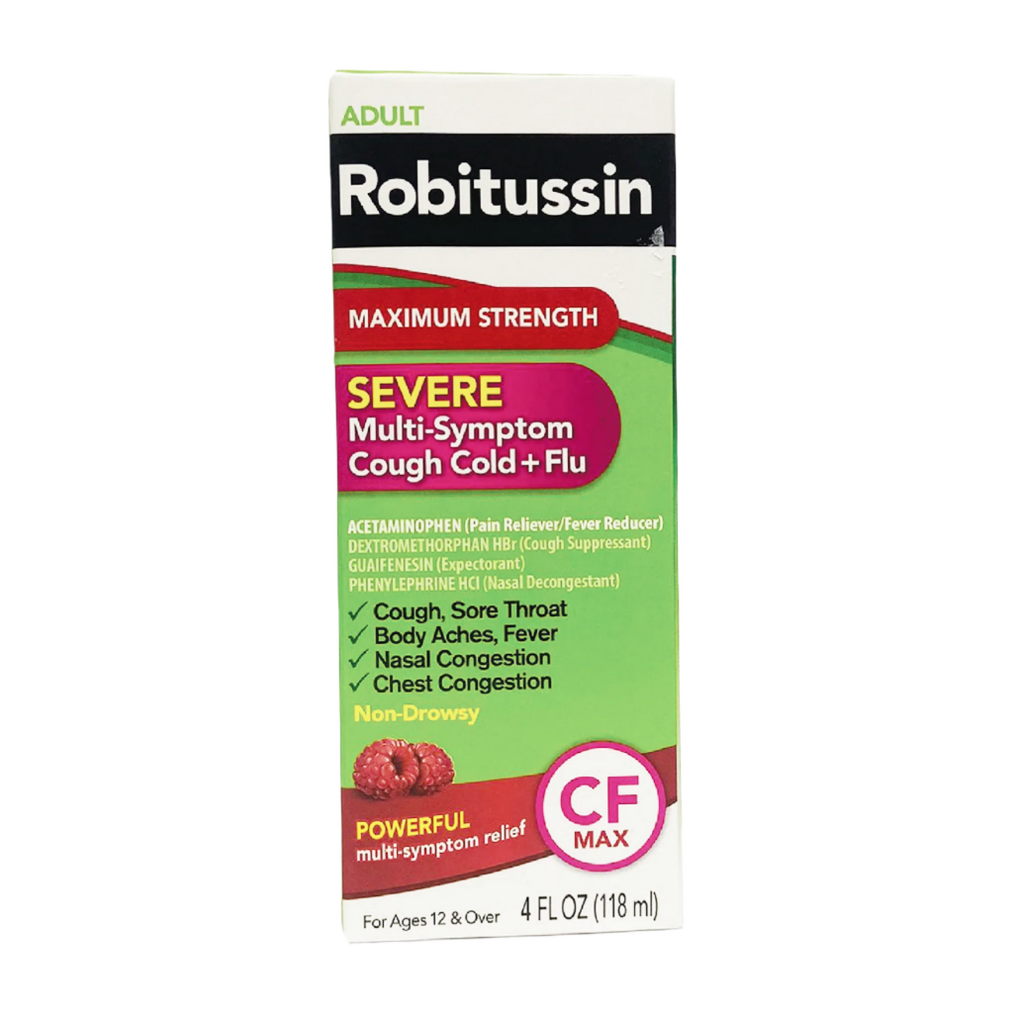 Adult Robitussin Severe Multi-Symptom Cough & Flu Relief