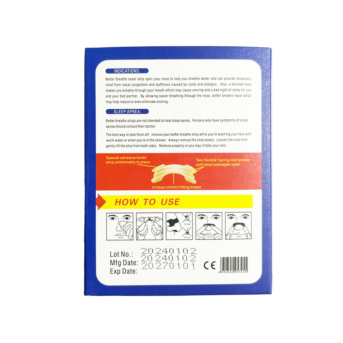 Better Breathe Nasal Strips 30pc