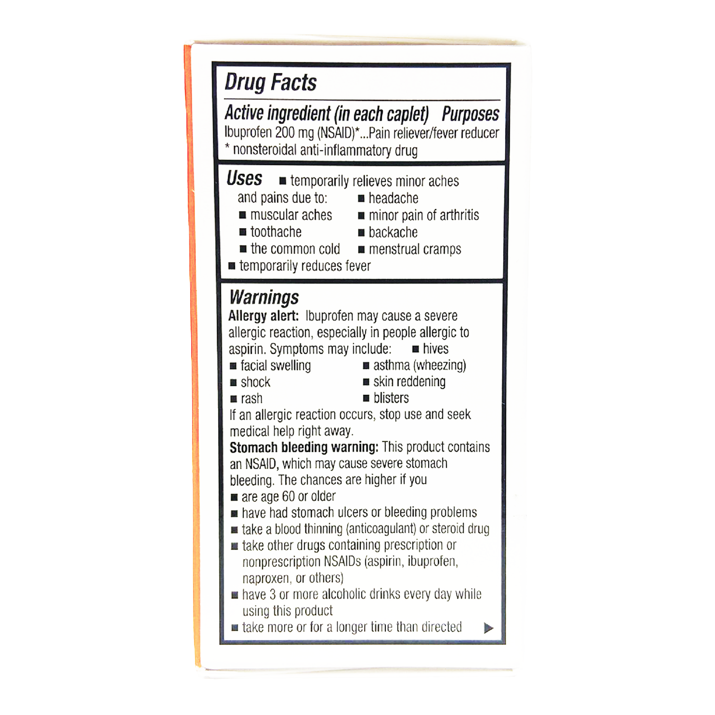 QC Ibuprofen Pain Reliever Tablets
