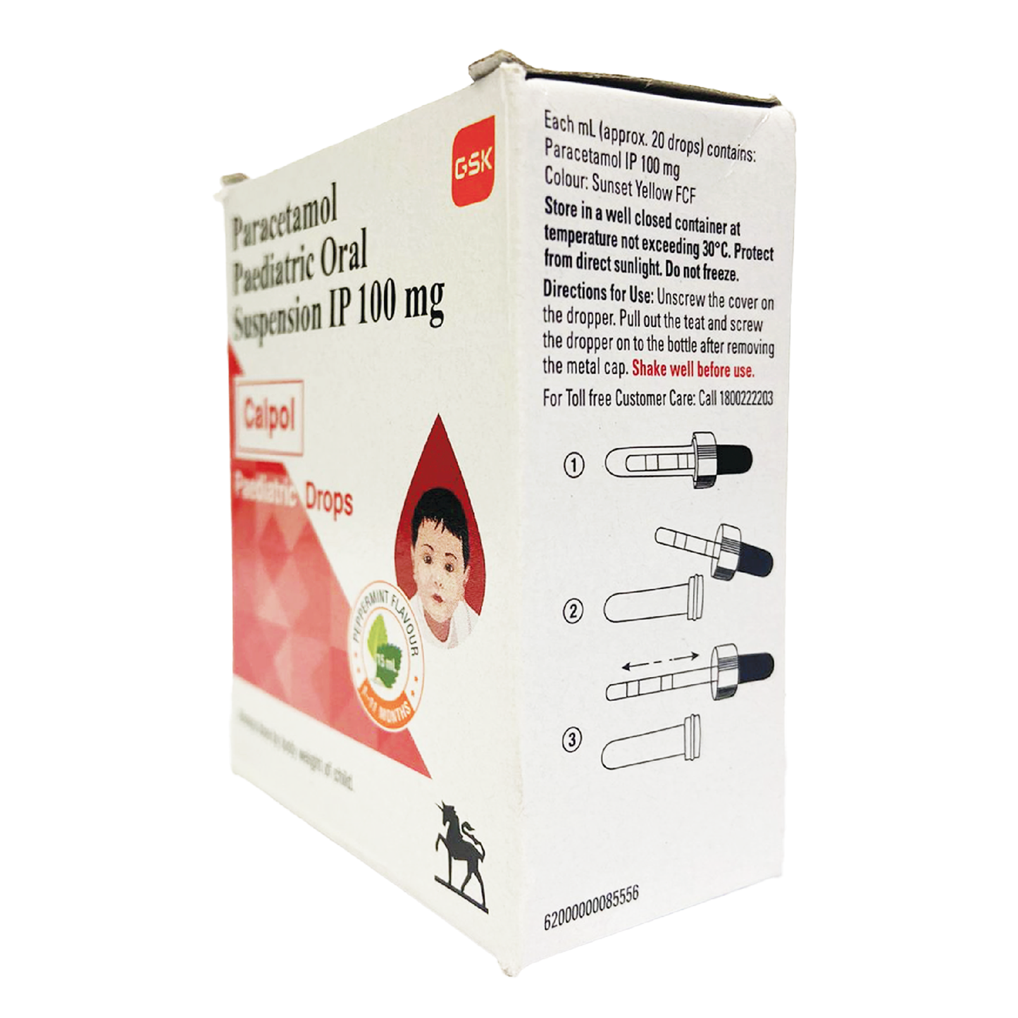 Paracetamol Paediatric Oral Suspension IP 100mg