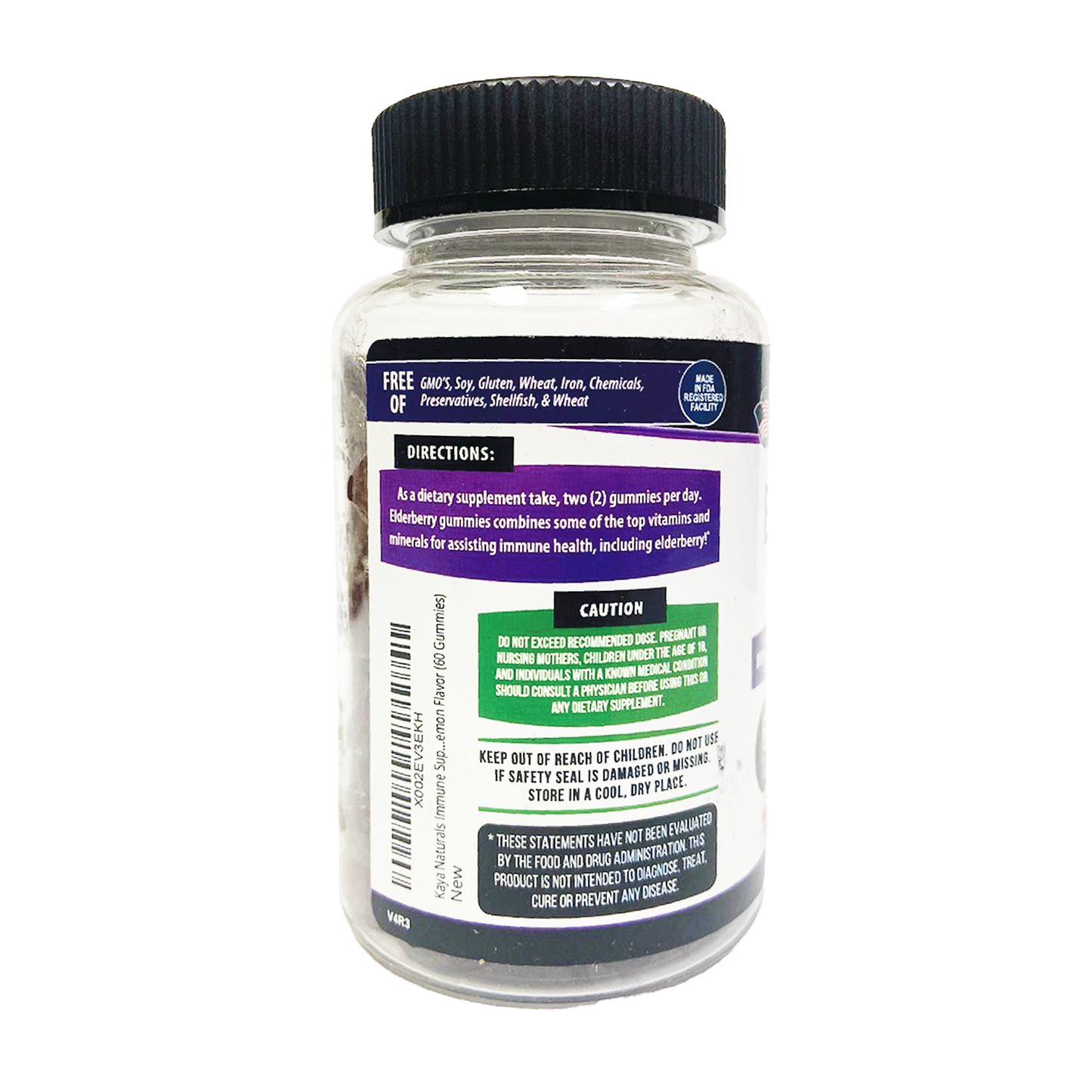 KAYA Naturals Elderberry Gummies