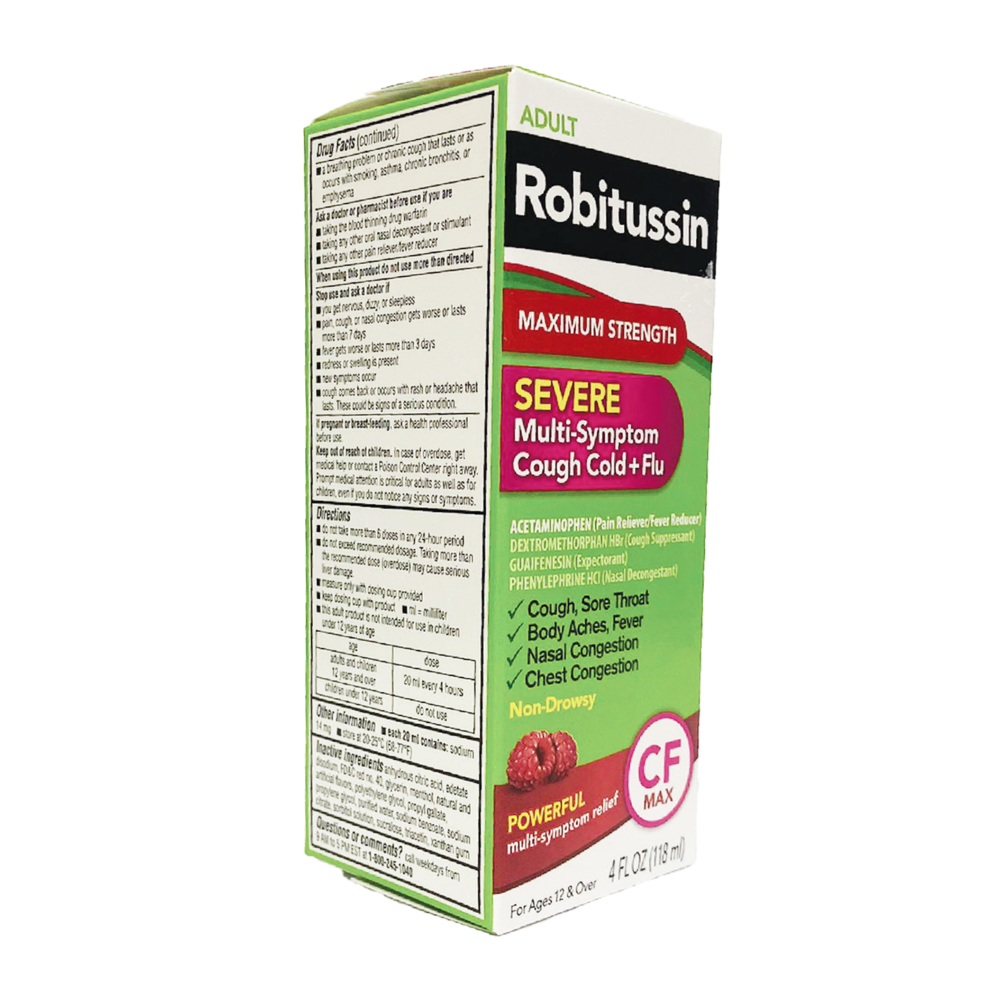 Adult Robitussin Severe Multi-Symptom Cough & Flu Relief