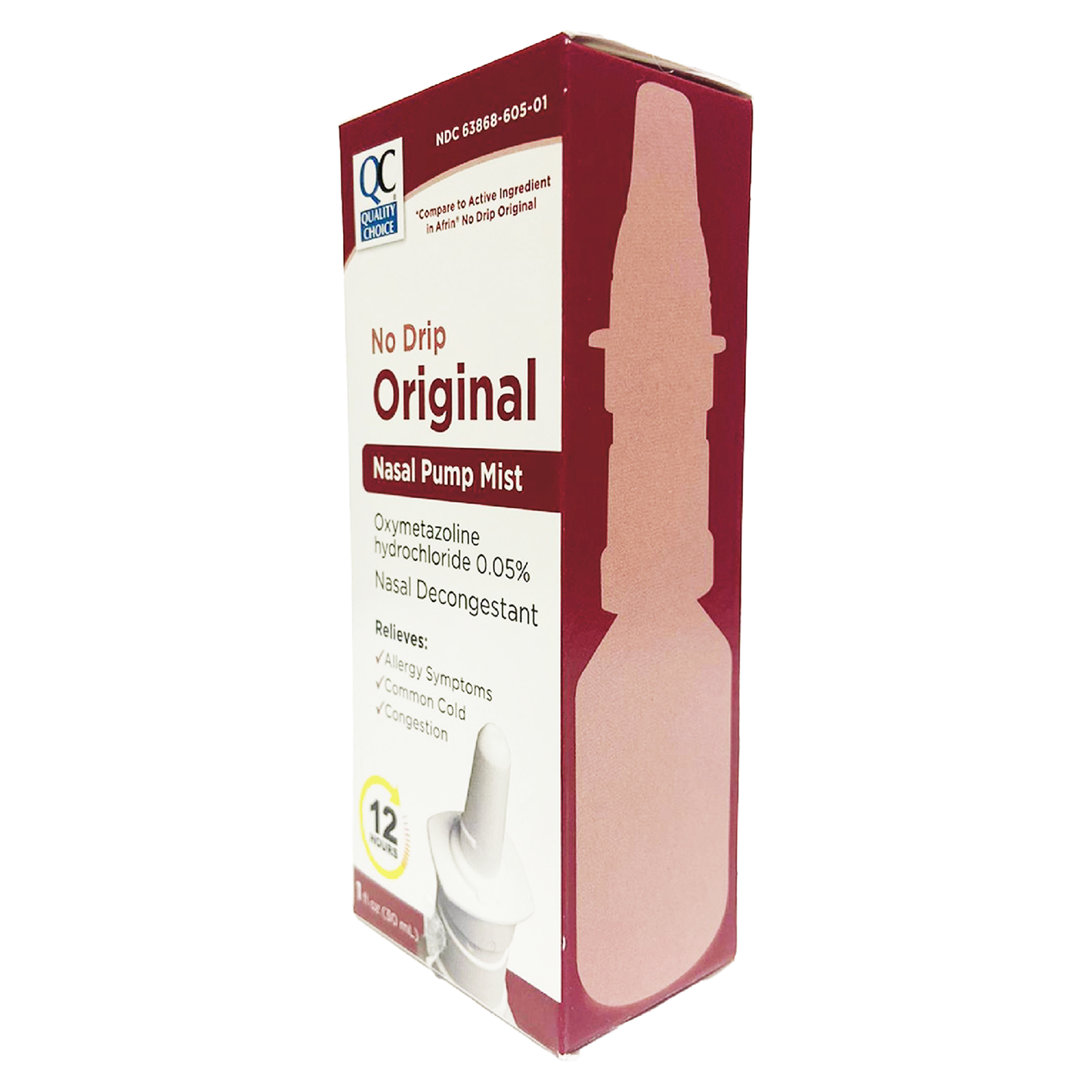 QC Family Care Nasal Relief Pump Mist Spray Severe
