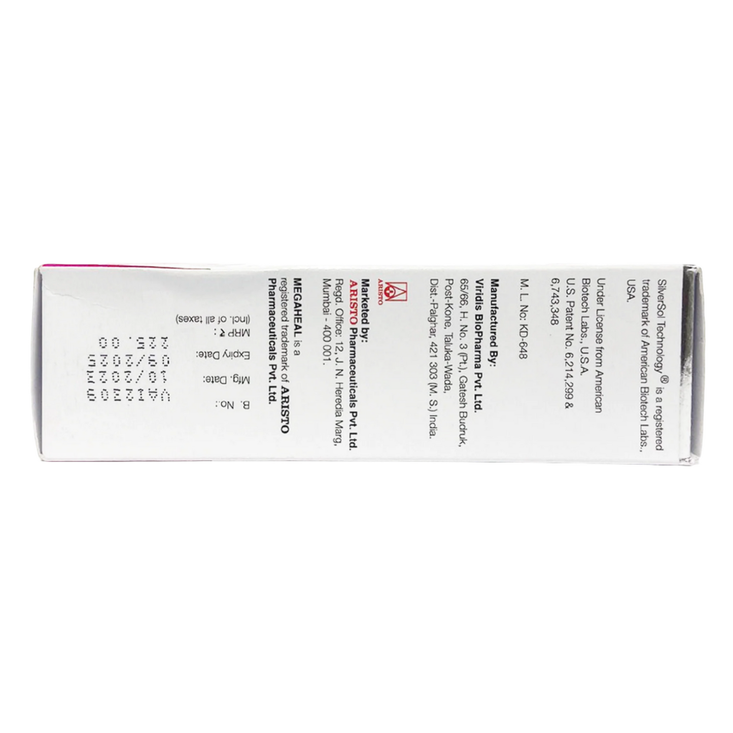 Colloidal Silver Solution Megaheal Spray 60ml