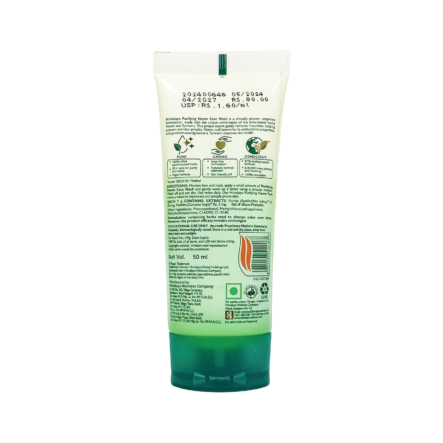 Himalaya Neem Face Wash