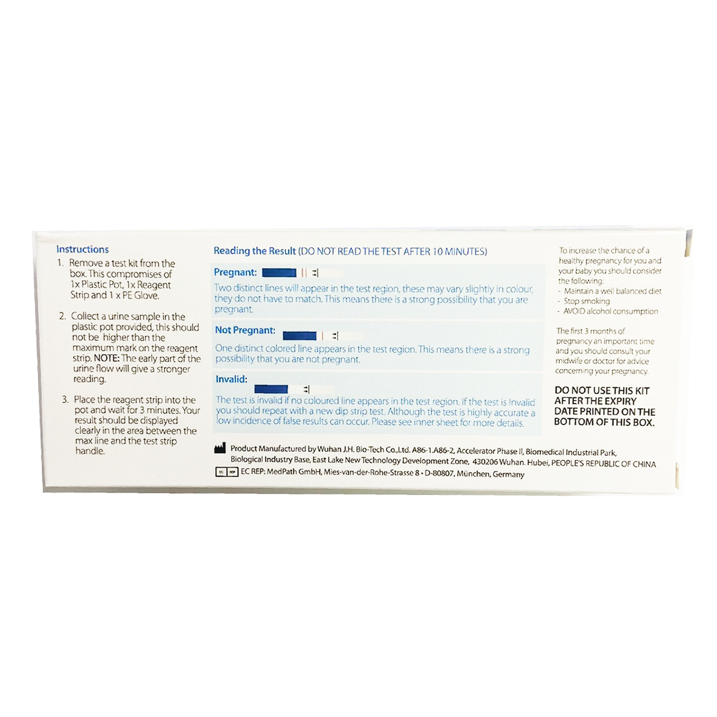 ClearResponse Pregnancy Test Strips 3pk