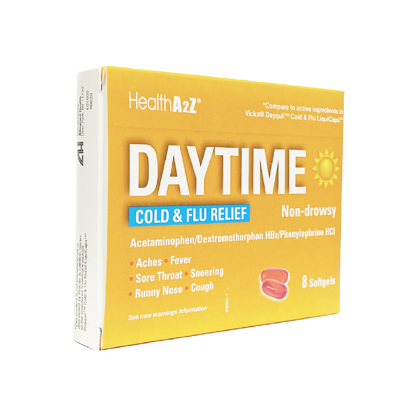 HealthA2Z Daytime Cold & Flu Relief Non-Drowsy