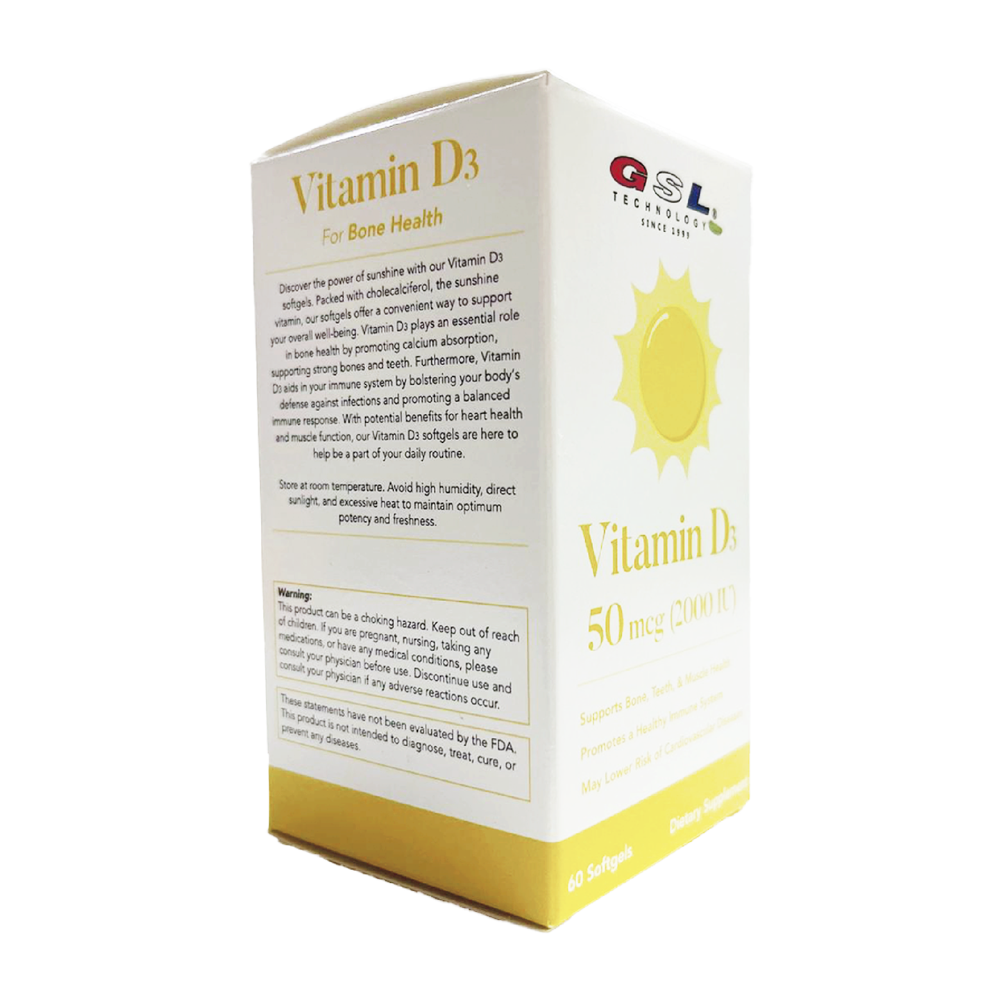 Vitamin D3 50mcg(2000 IU)