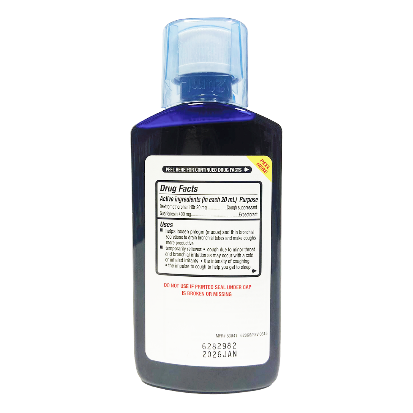 QC Mucus Relief Maximum Strength Cough Suppressant
