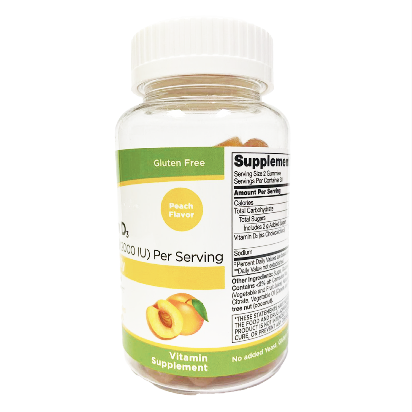 QC Vitamin D3 50 mcg Adult Daily Gummies