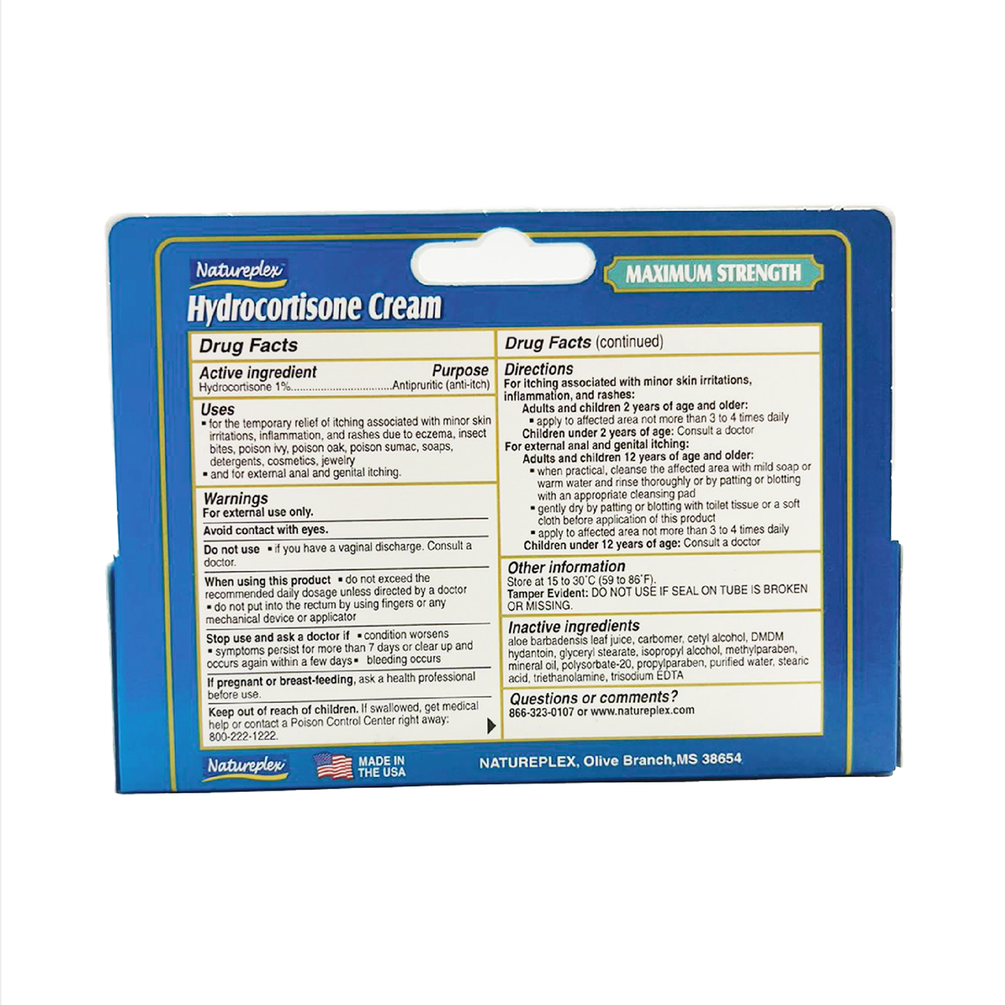 Natureplex Hydrocortisone Cream