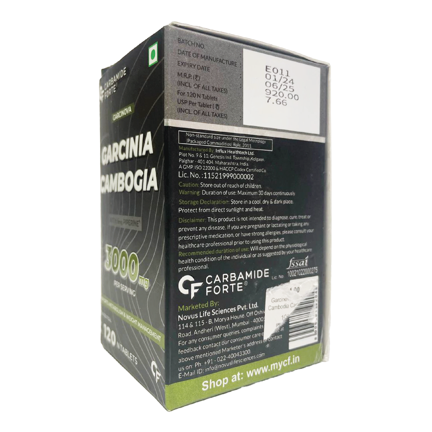 Carbamide Forte Garcina Cambogia
