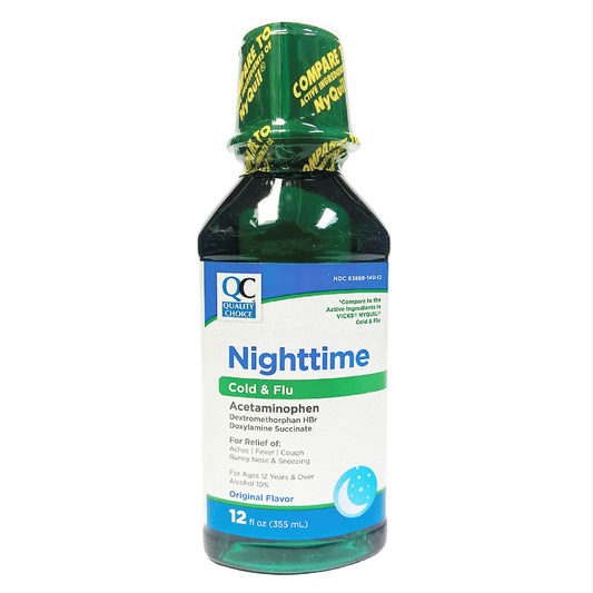 QC Nighttime Cold & Flu