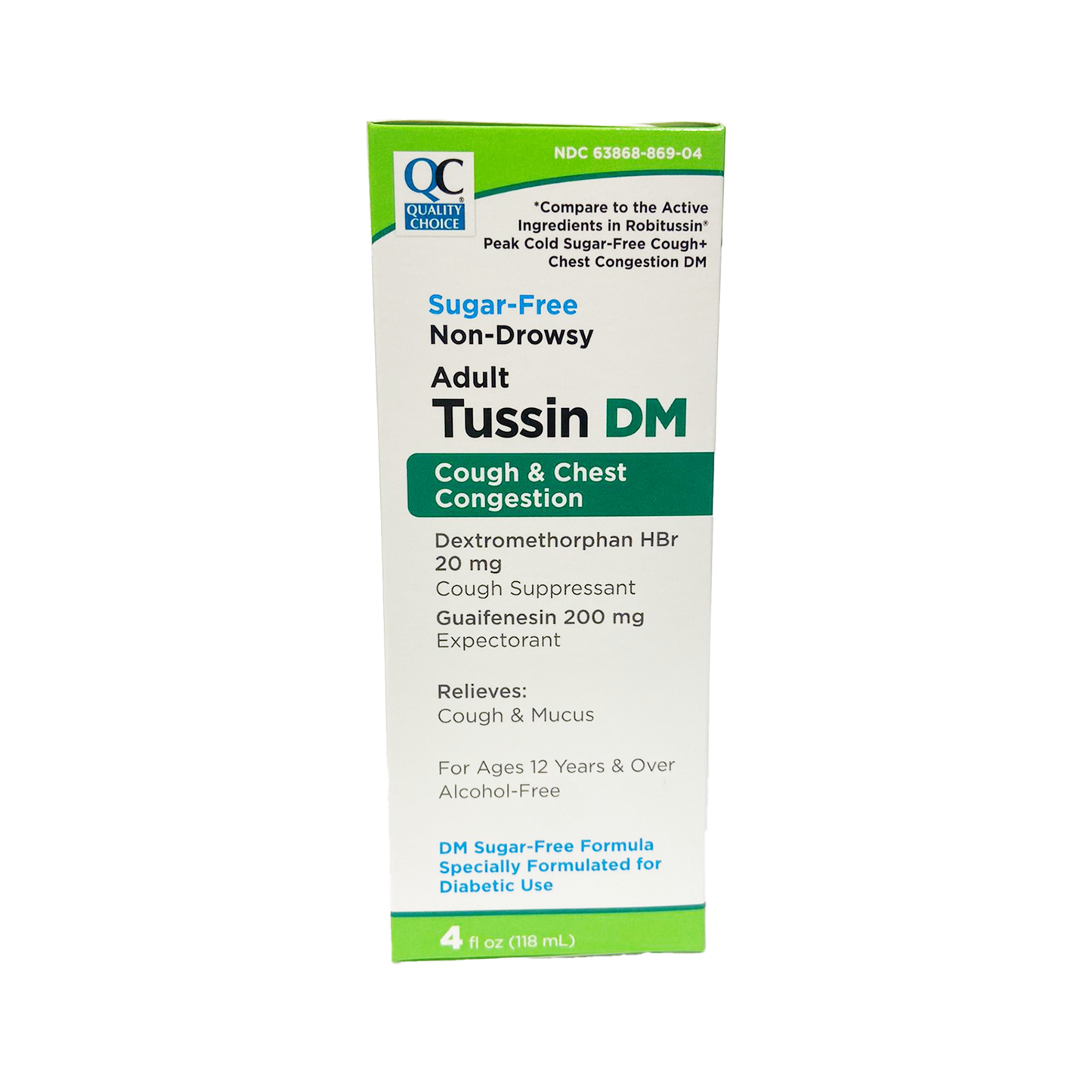 QC Adult Tussin DM Non Drowsy