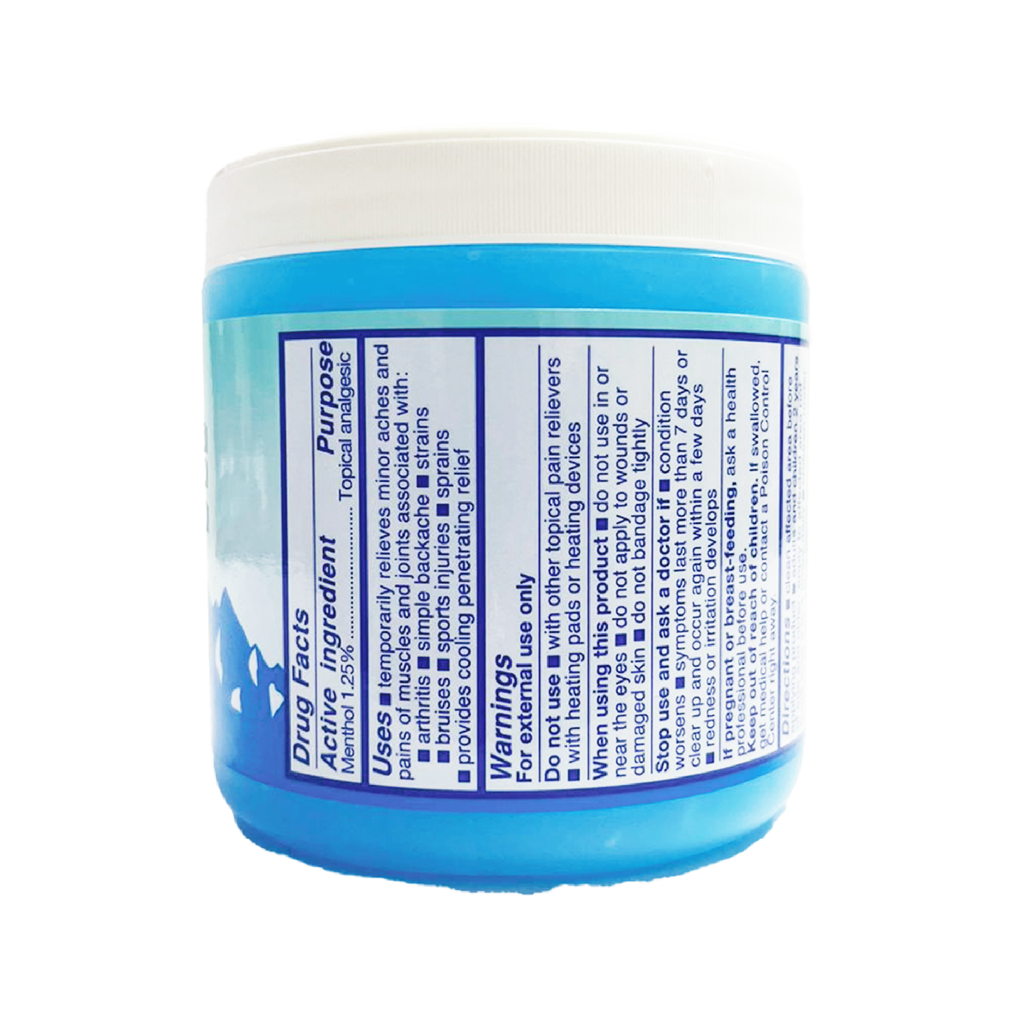 Ice Cold Menthol Analgesic Gel