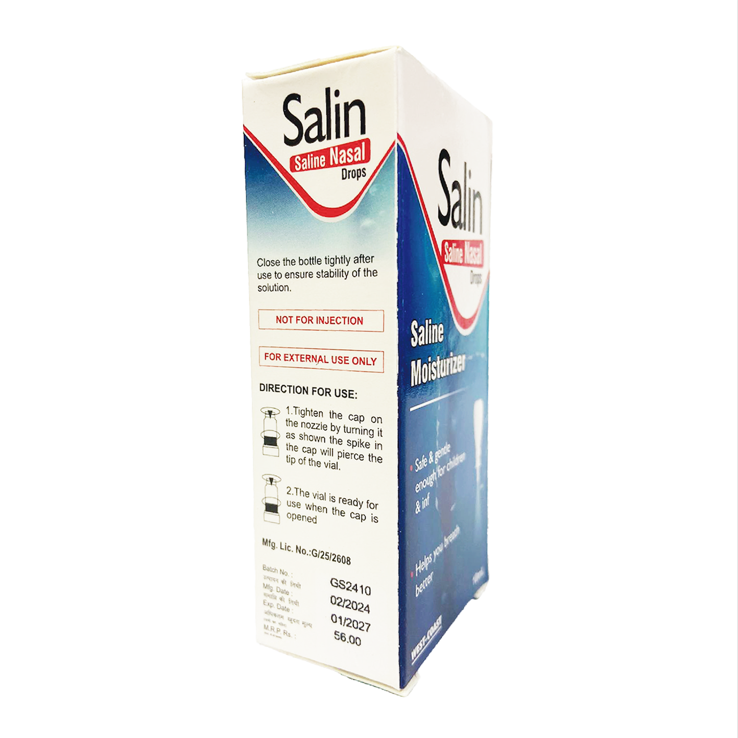 Salin Saline Nasal Drops