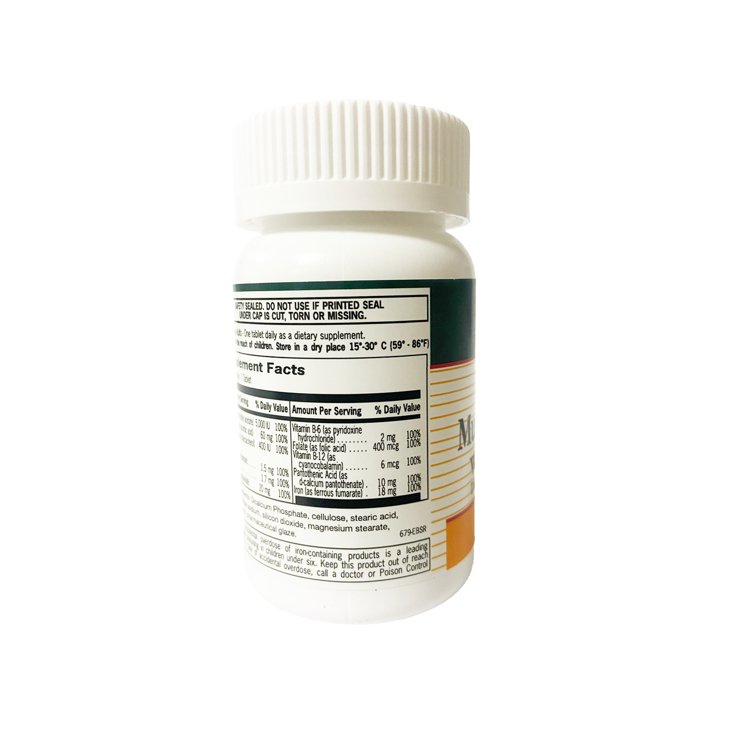 Vicen Daily Multivitamin with Iron 30pk